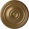 Ekena Millwork Reece Ceiling Medallion (Fits Canopies up to 6 3/4"), Hand-Painted Pale Gold, 21"OD x 1 1/4"P CM21REPAS - alternate 1